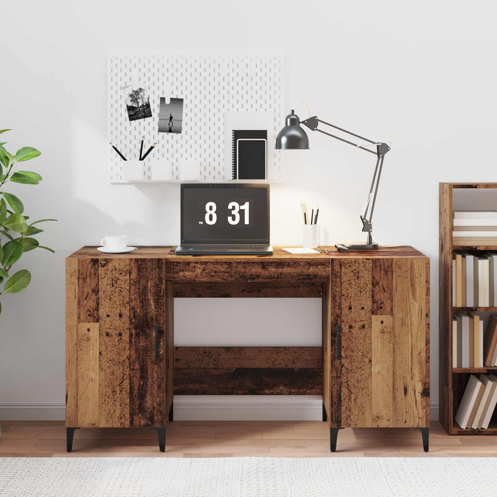 Schreibtisch Altholz Holzwerkstoff 140 x 50 x 75 cm