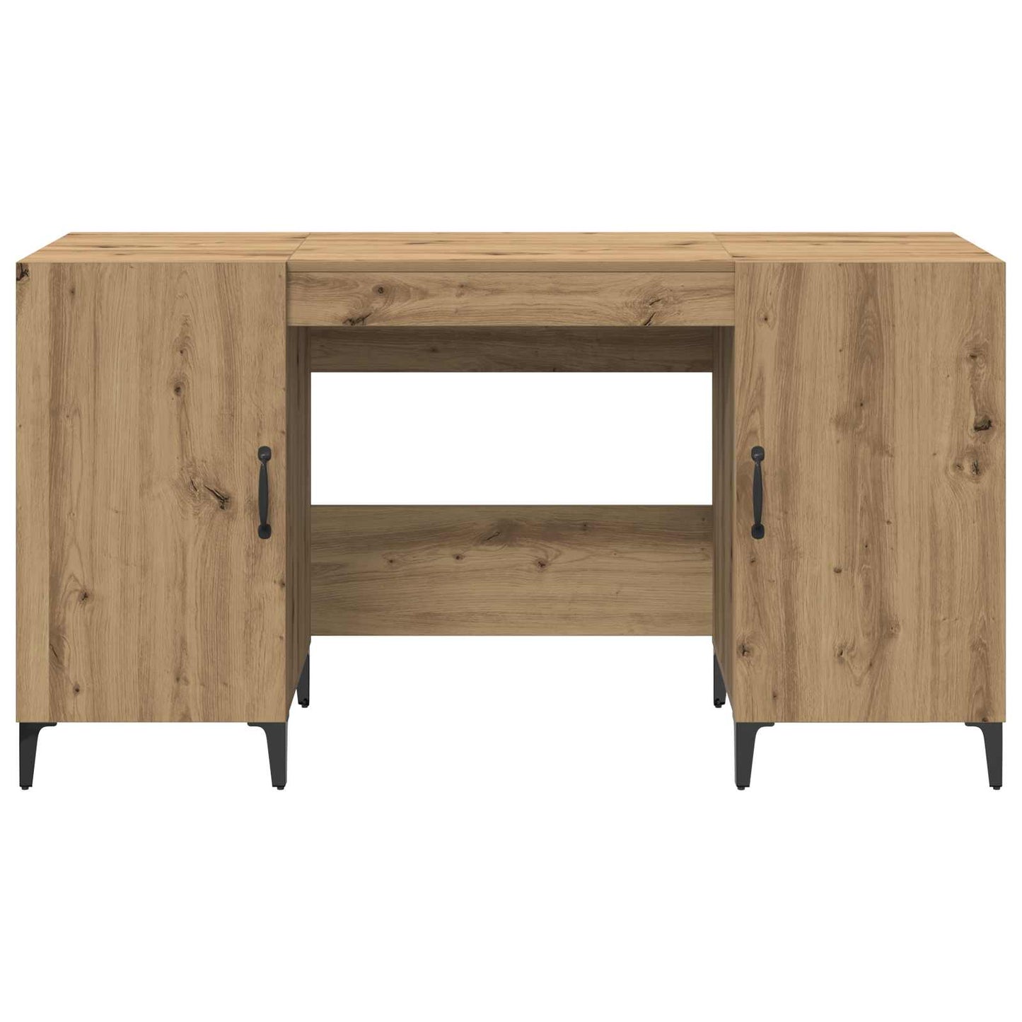 Schreibtisch Kunsthandwerk Eiche Holzwerkstoff 140 x 50 x 75 cm