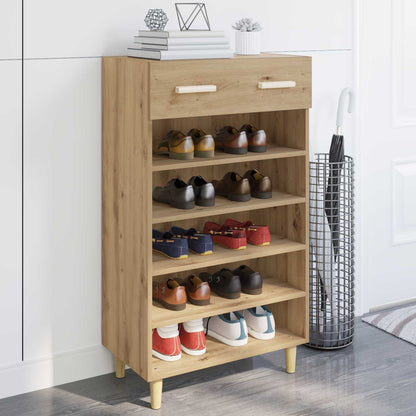 Schuhschrank 60 x 35 x 105 cm Holzwerkstoff Artisan-Eiche