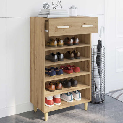 Schuhschrank 60 x 35 x 105 cm Holzwerkstoff Artisan-Eiche