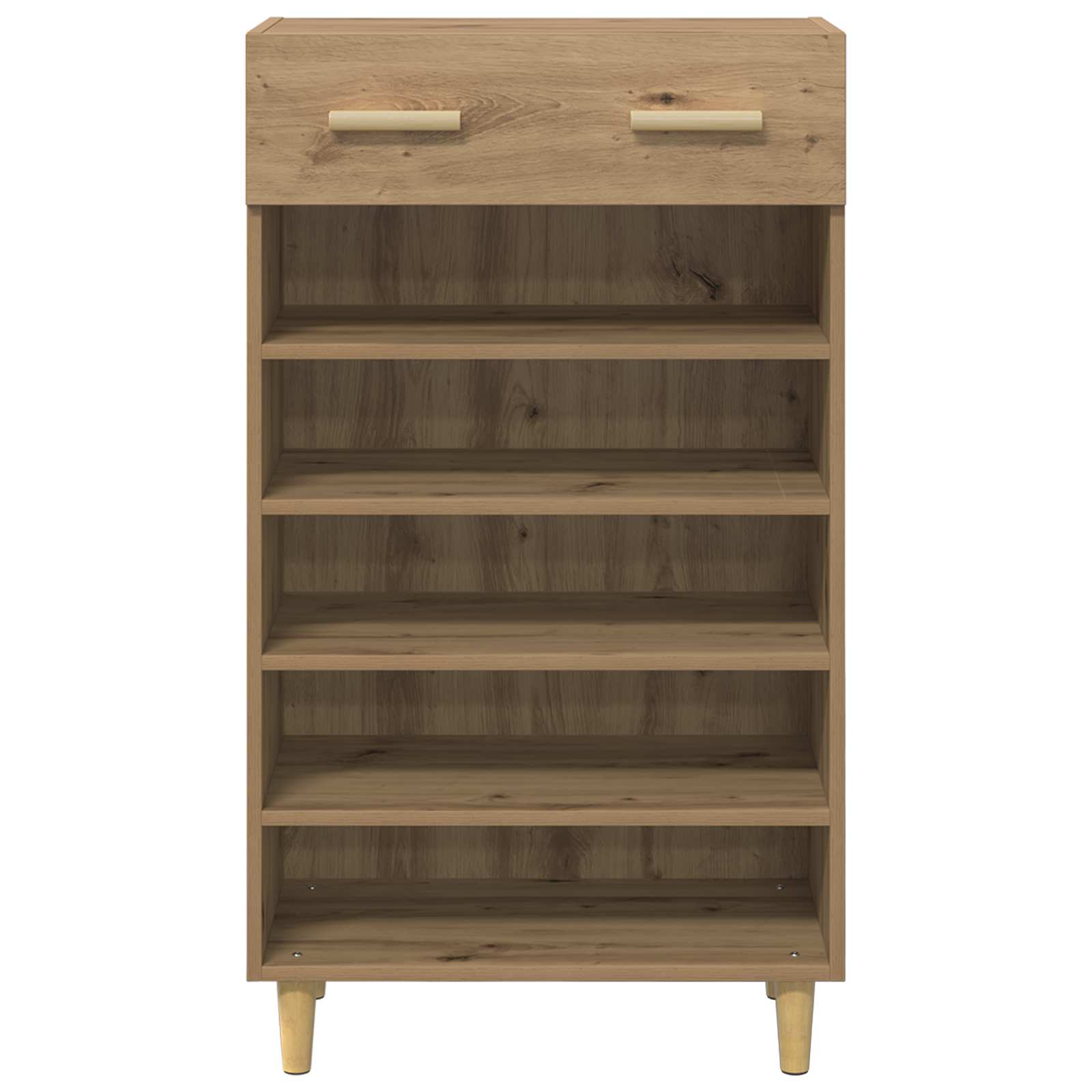 Schuhschrank 60 x 35 x 105 cm Holzwerkstoff Kunsthandwerk Eiche