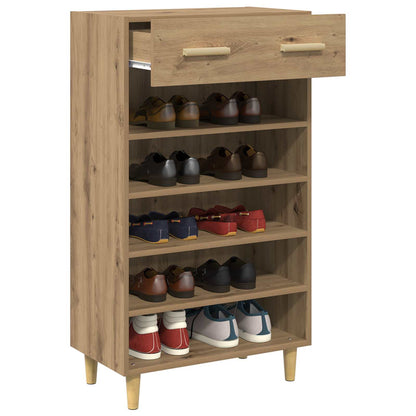 Schuhschrank 60 x 35 x 105 cm Holzwerkstoff Artisan-Eiche