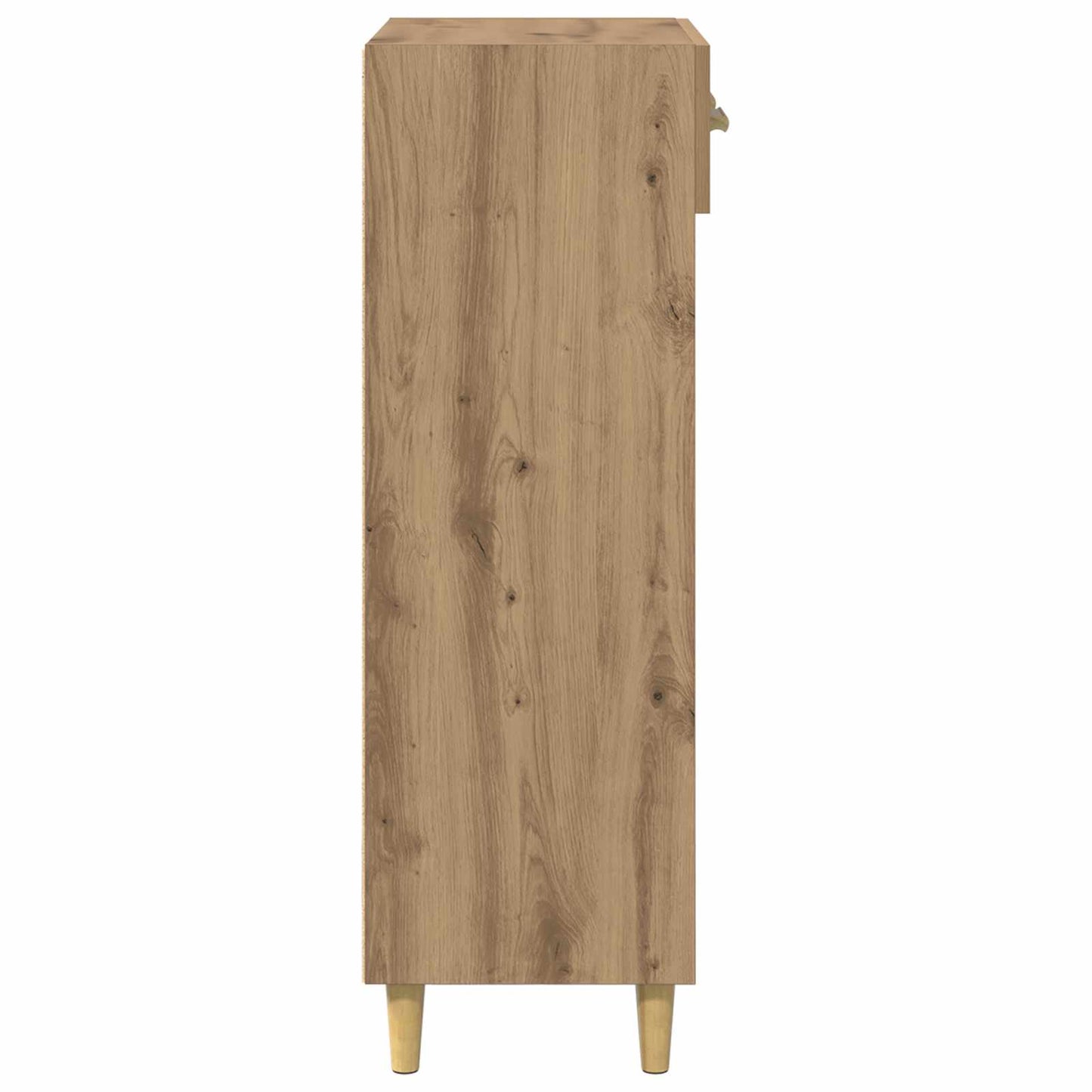 Schuhschrank 60 x 35 x 105 cm Holzwerkstoff Kunsthandwerk Eiche