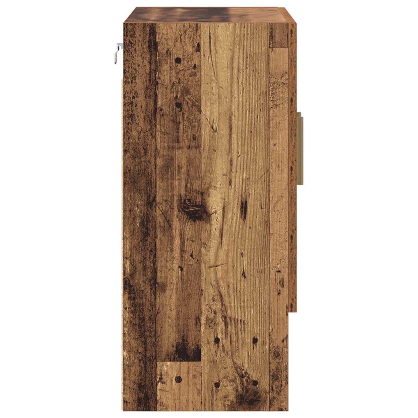 Wandschrank 60 x 31 x 70 cm Holzwerkstoff Altholz
