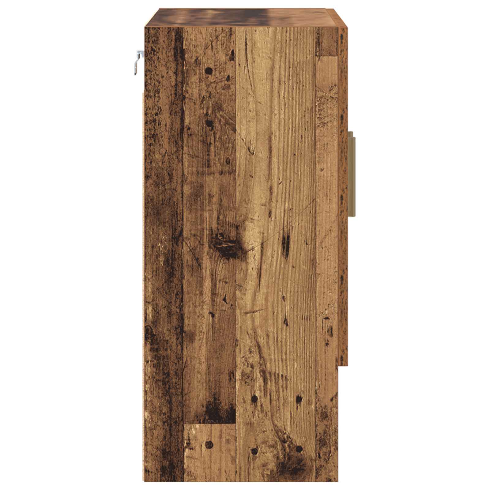 Wandschrank 60 x 31 x 70 cm Holzwerkstoff Altholz