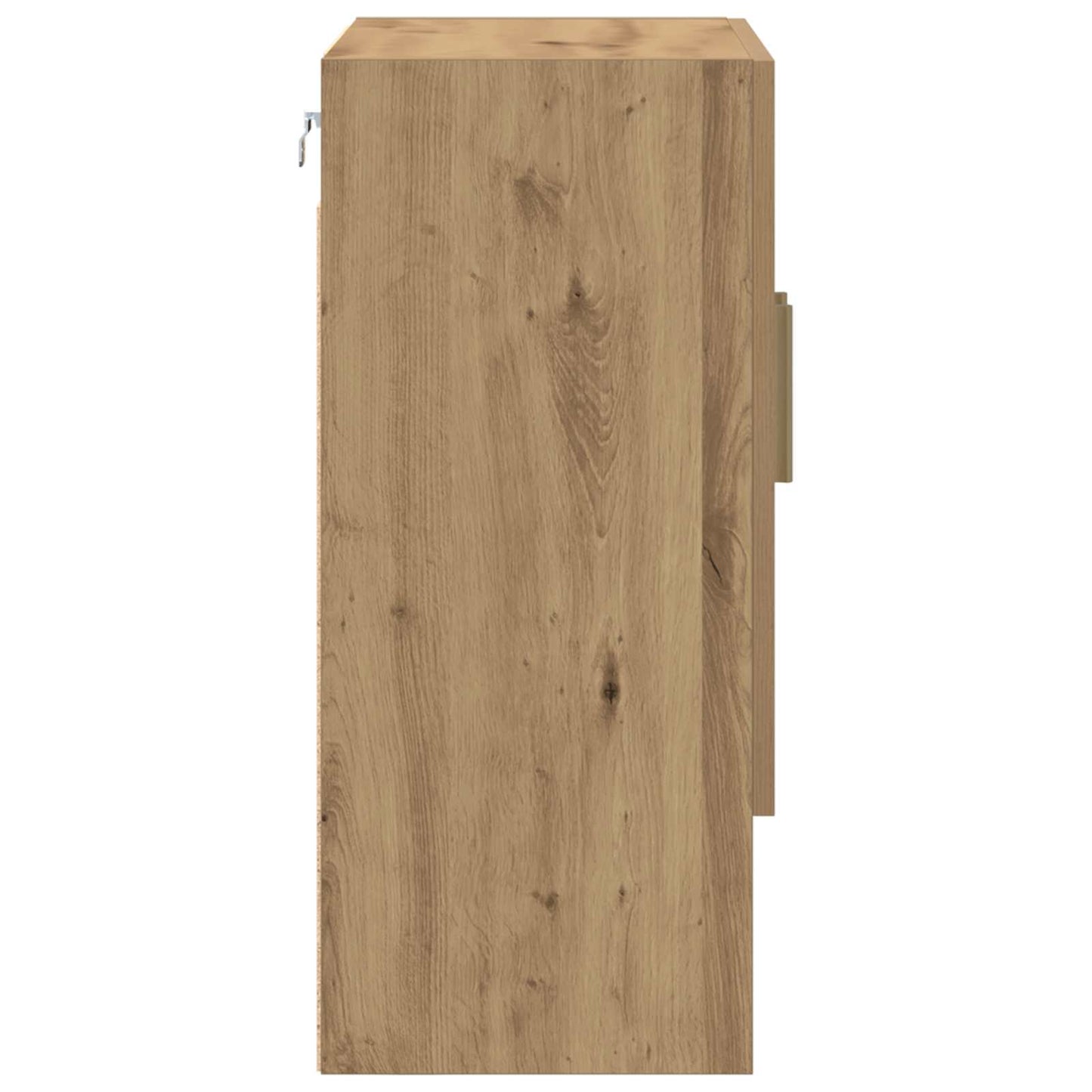 Wandschrank 60 x 31 x 70 cm Holzwerkstoff Kunsthandwerk Eiche