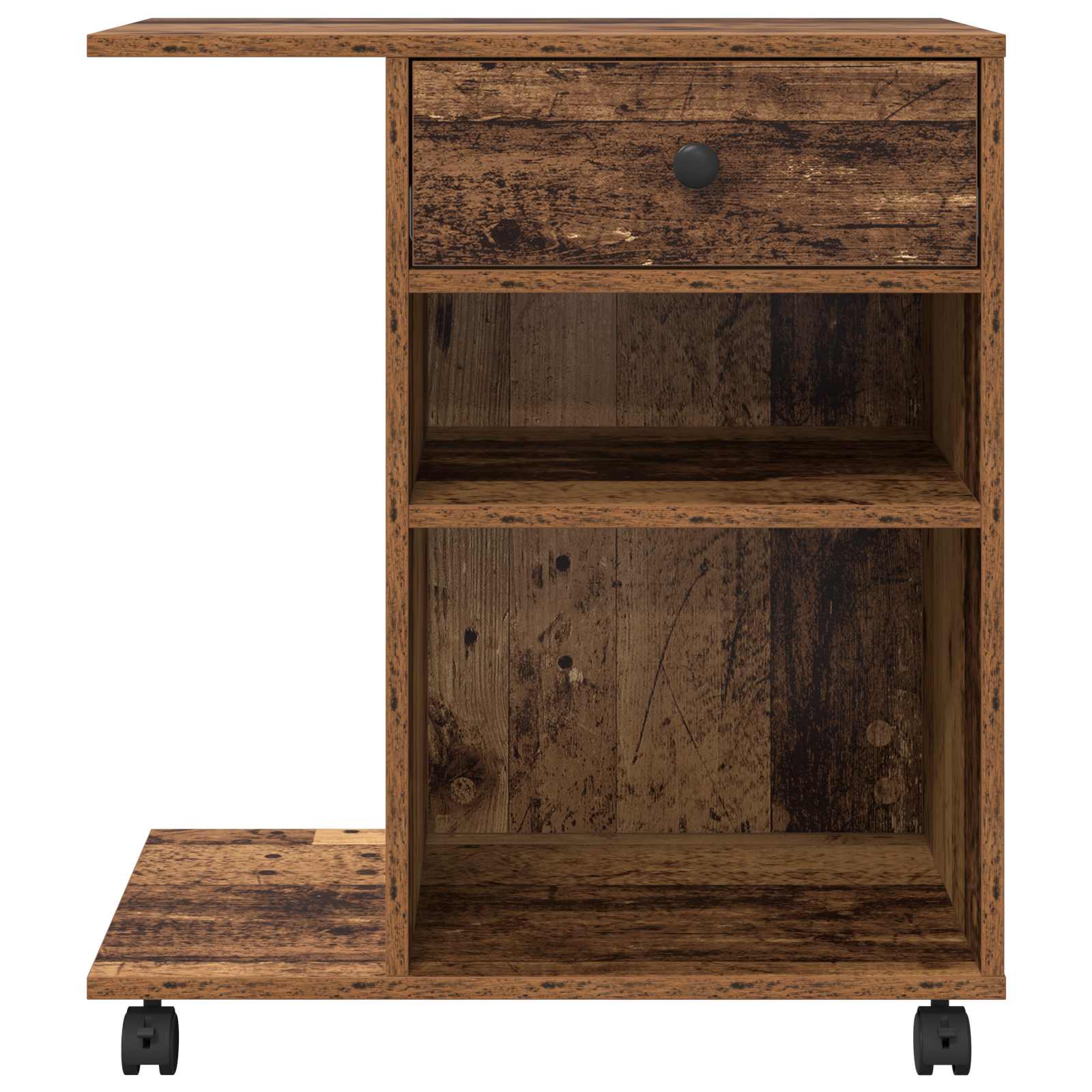 Druckerständer Altholz 60 x 40 x 68,5 cm Holzwerkstoff