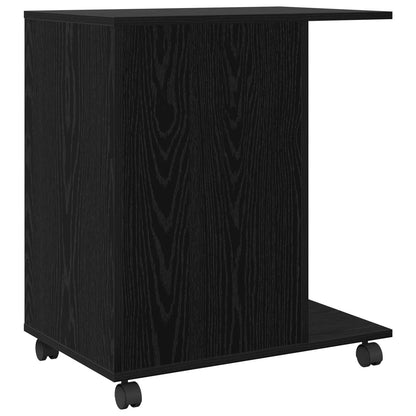 Druckerständer Schwarz Eichen-Optik 60 x 40 x 68,5 cm