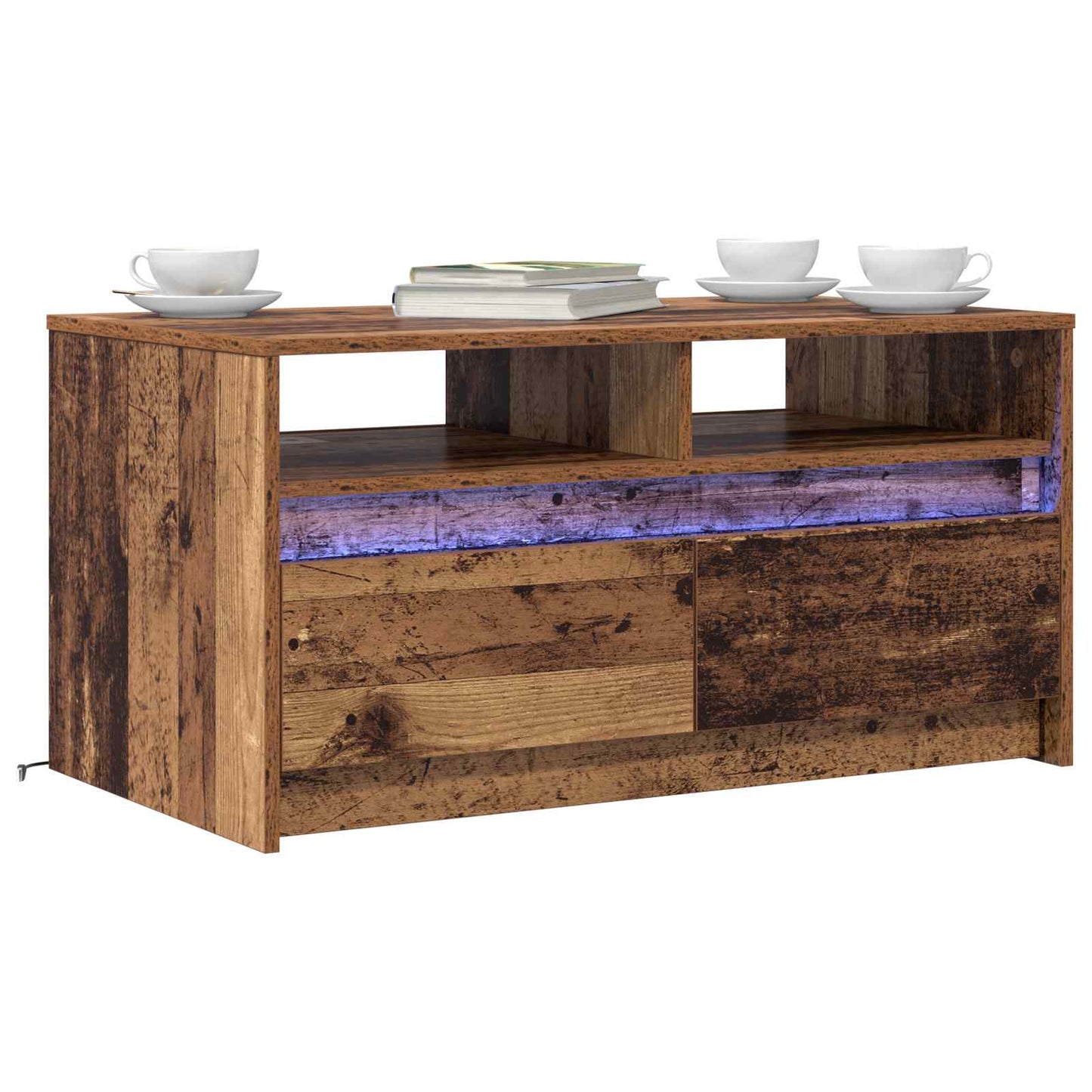 Couchtisch Altholz 90 x 50 x 45 cm Holzwerkstoff