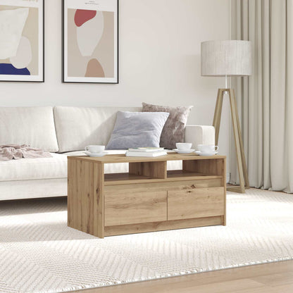 Couchtisch Kunsthandwerk Eiche 90 x 50 x 45 cm Holzwerkstoff