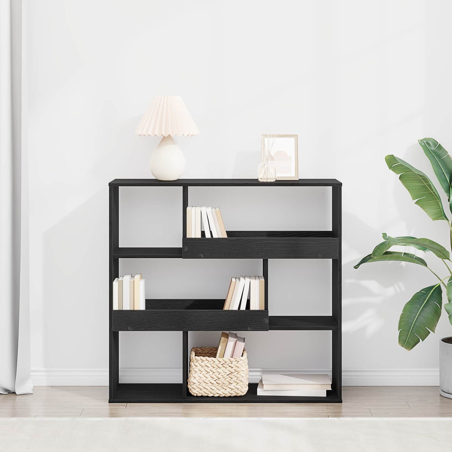 Bücherregal 4 Ebenen 100 x 33 x 94,5 cm Holzwerkstoff
