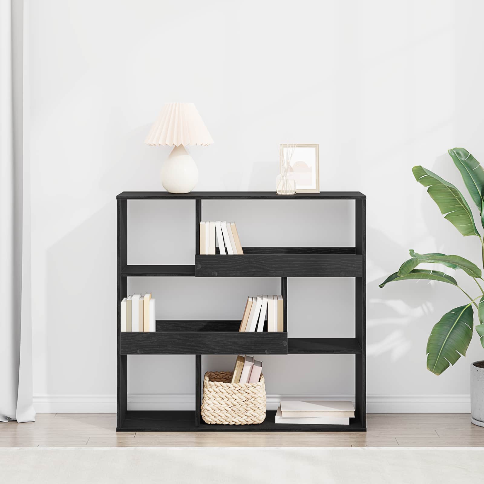 Bücherregal 4 Ebenen 100 x 33 x 94,5 cm Holzwerkstoff