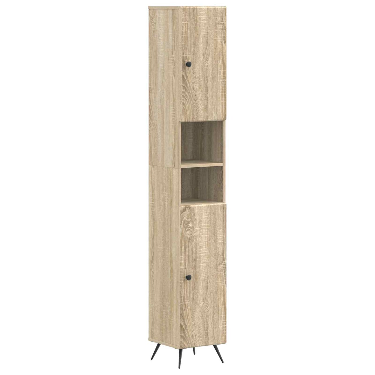 2-teiliges Badezimmer Schrank Set BREDA Sonoma-Eiche