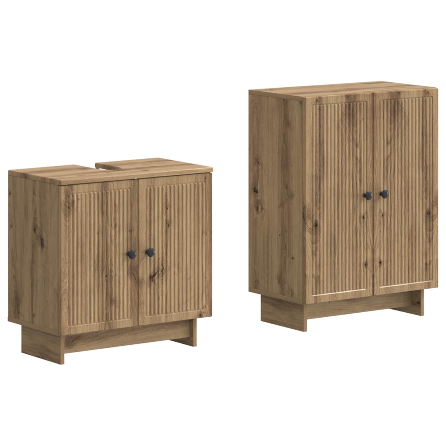 2-teiliges Badezimmer Schrank Set EDE Artisan-Eiche