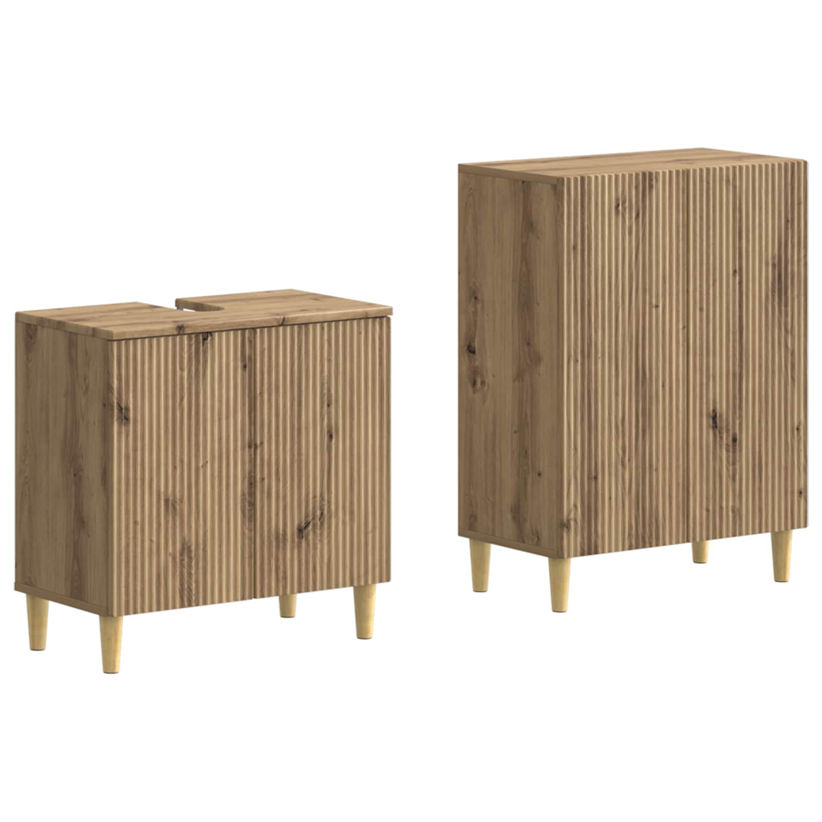 2-teiliges Badezimmer Schrank Set ARNHEM Artisan-Eiche