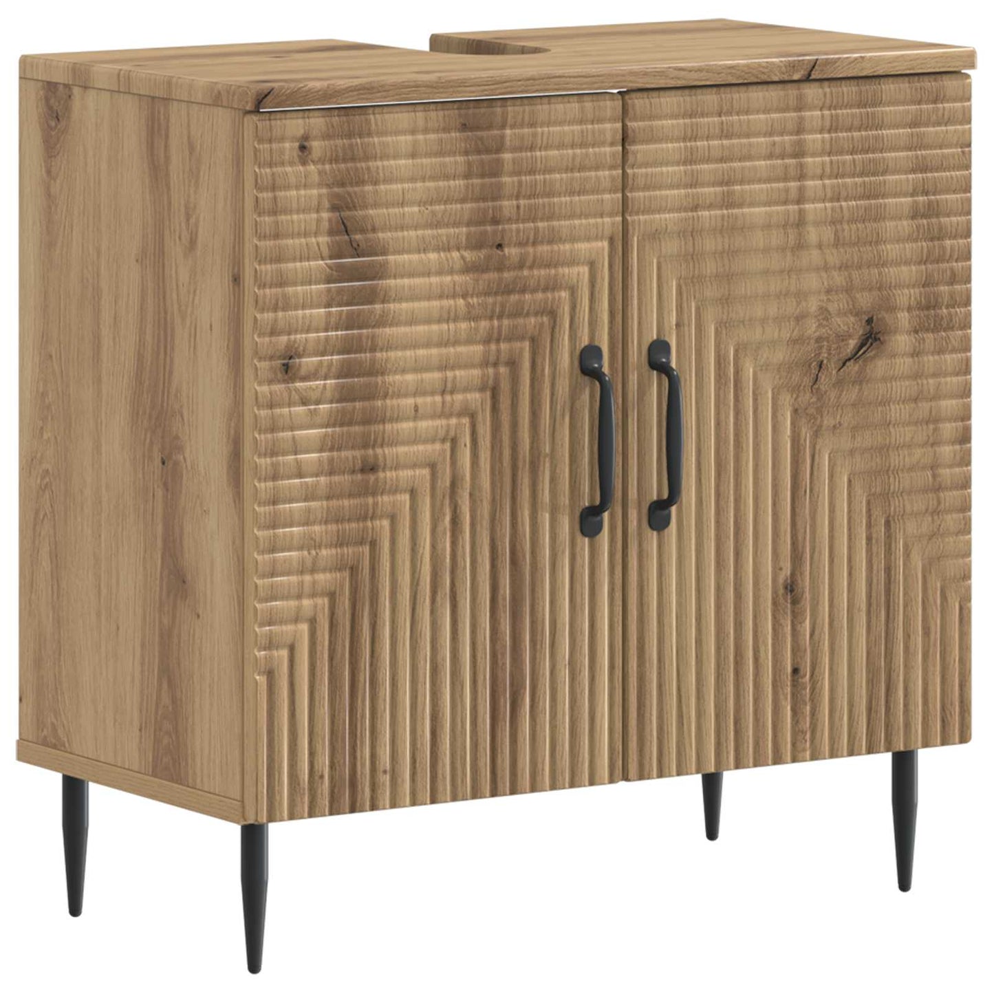 2-teiliges Badezimmer Schrank Set HAARLEM Artisan-Eiche