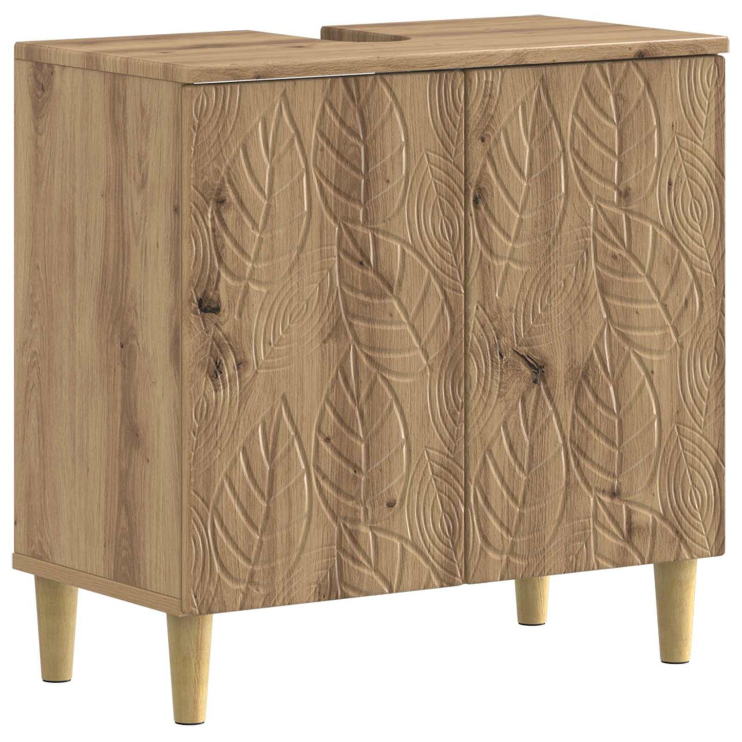 2-teiliges Badezimmer Schrank Set DELFT Artisan-Eiche