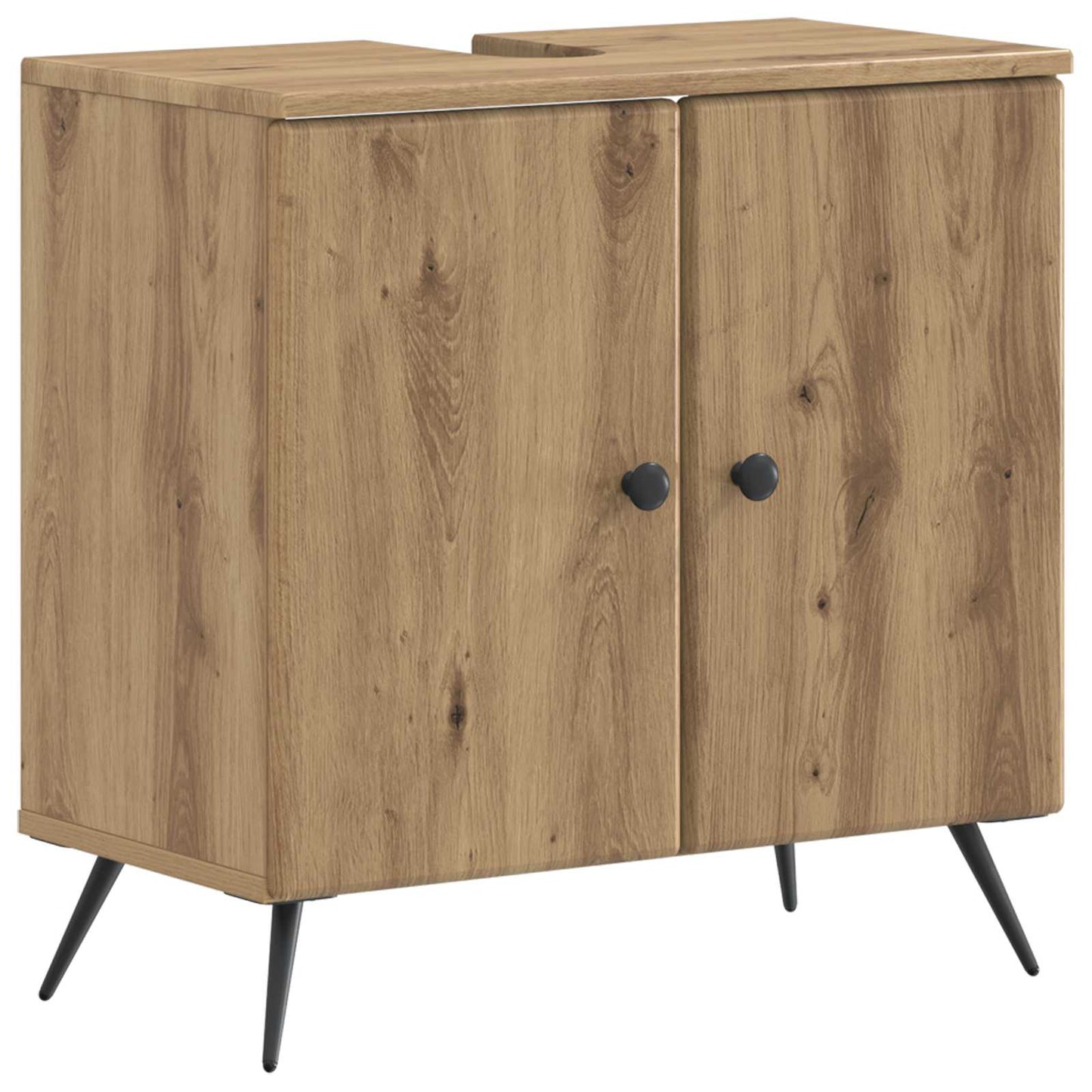 2-teiliges Badezimmer Schrank Set BREDA Artisan-Eiche