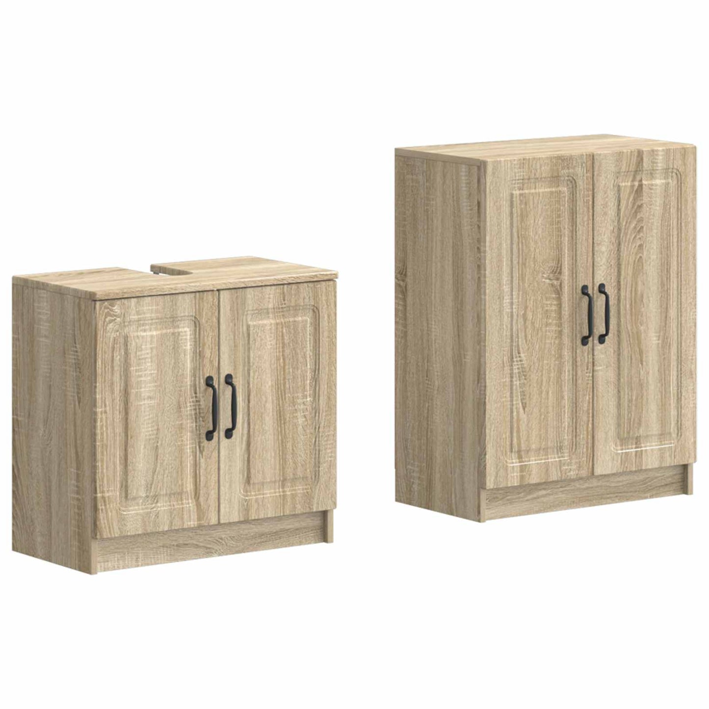 2-teiliges Badezimmer Schrank Set UTRECHT Sonoma-Eiche