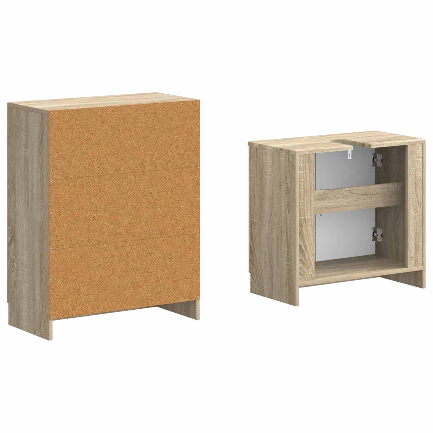 2-teiliges Badezimmer Schrank Set UTRECHT Sonoma-Eiche
