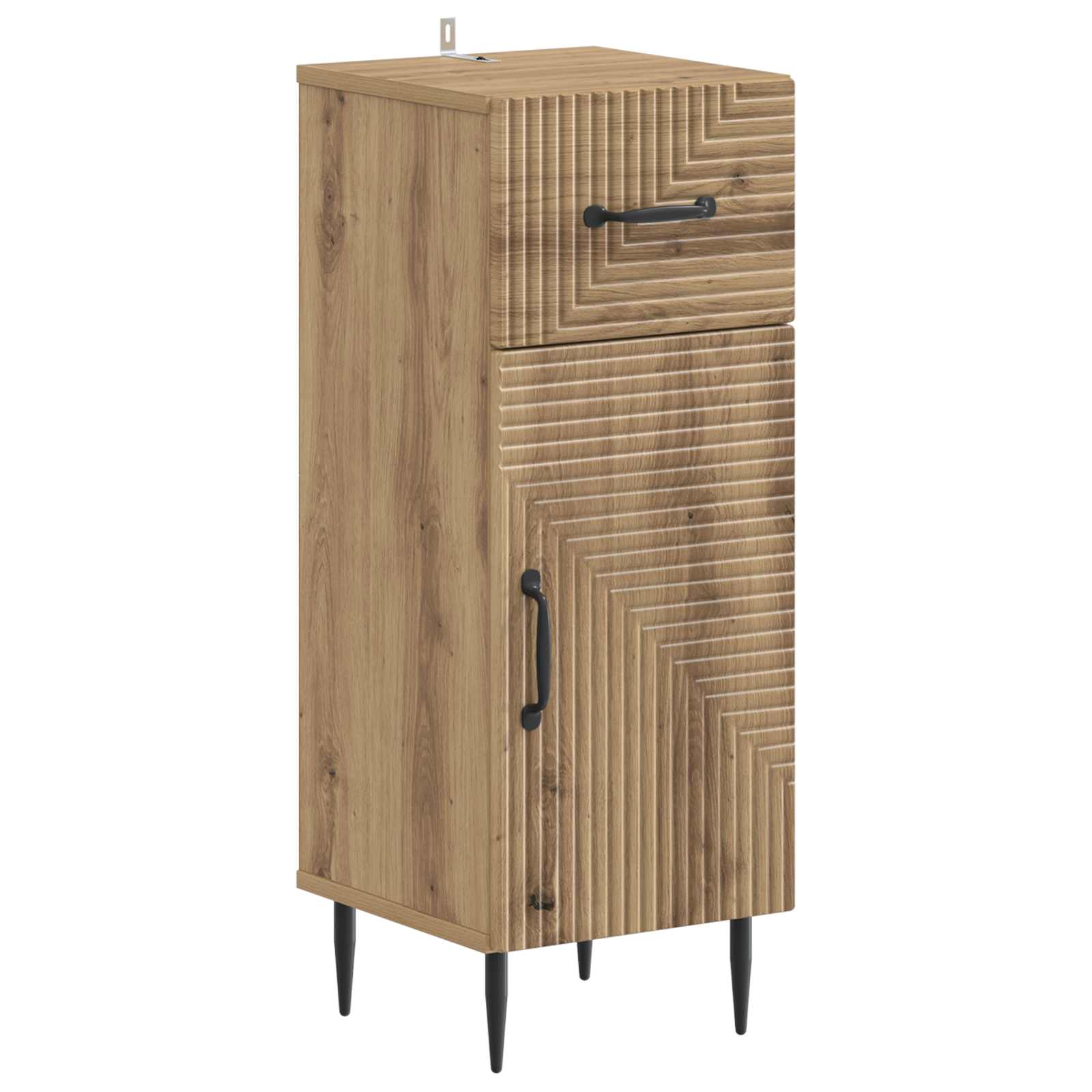 2-teiliges Badezimmer Schrank Set HAARLEM Artisan-Eiche