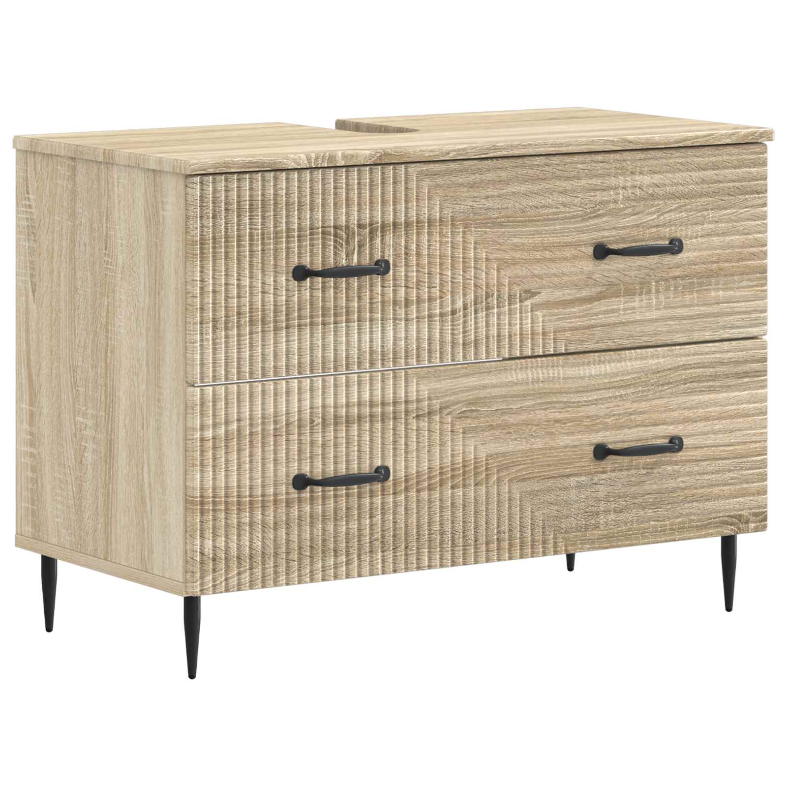 3-teiliges Badezimmer-Schranksystem HAARLEM Sonoma-Eiche