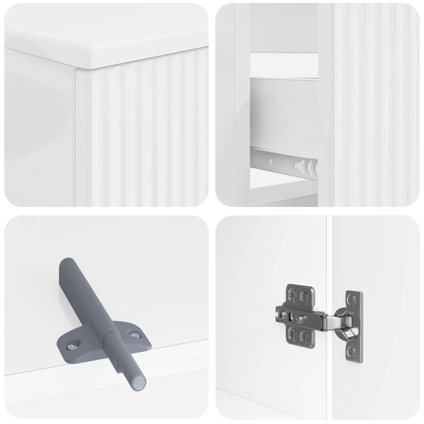 3-teiliges Badezimmer-Schranksystem ARNHEM Holzwerkstoff