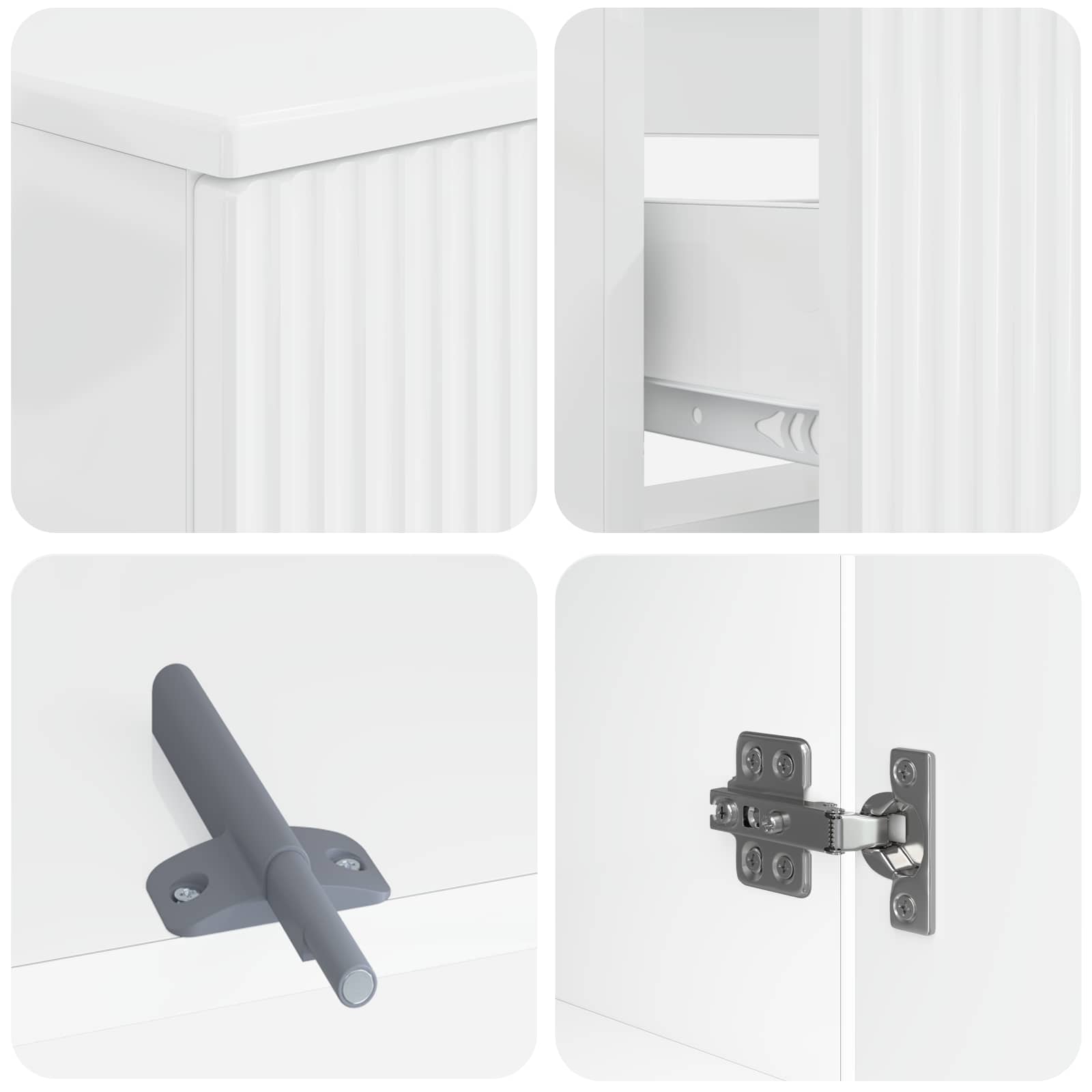 3-teiliges Badezimmer-Schranksystem ARNHEM Holzwerkstoff