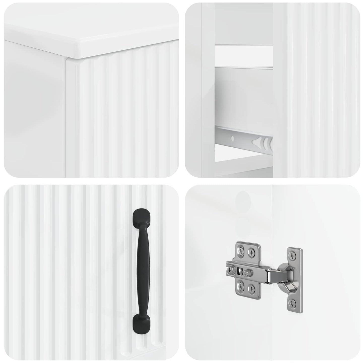 3-teiliges Badezimmer-Schranksystem HOORN Holzwerkstoff