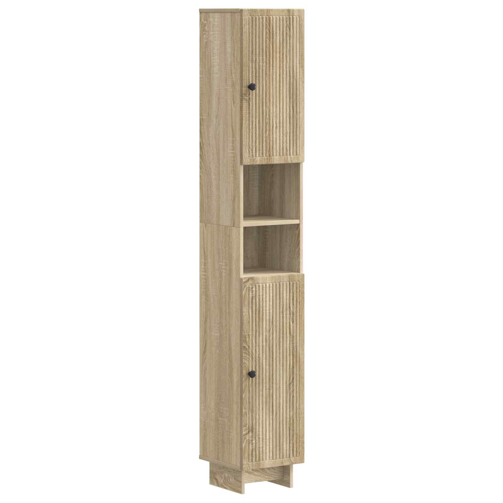 4-teiliges Badezimmer-Schrank-Set EDE Sonoma-Eiche