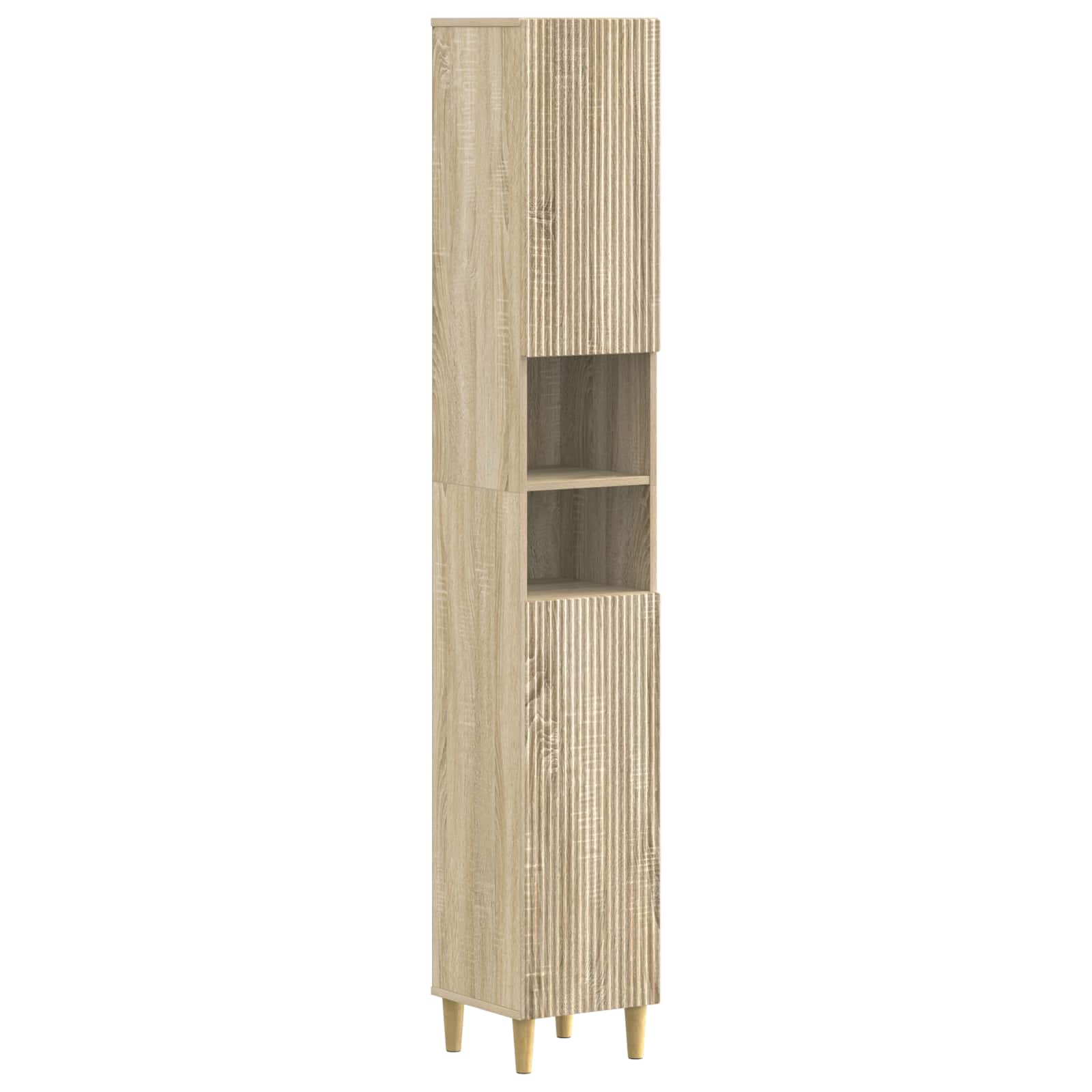 4-teiliges Badezimmer-Schrank-Set ARNHEM Sonoma-Eiche