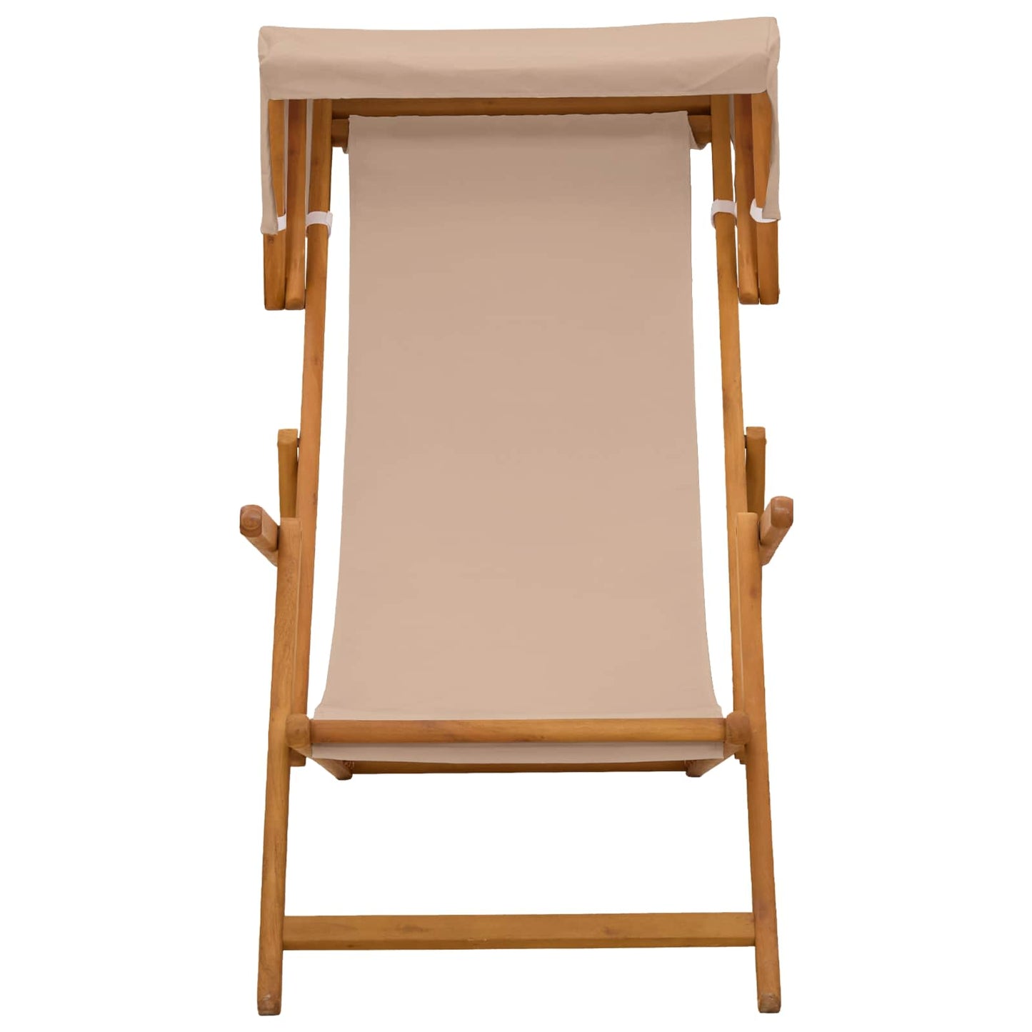 Liegestuhl 2 Stk. 3 Position Massives Eukalyptus Holz Taupe