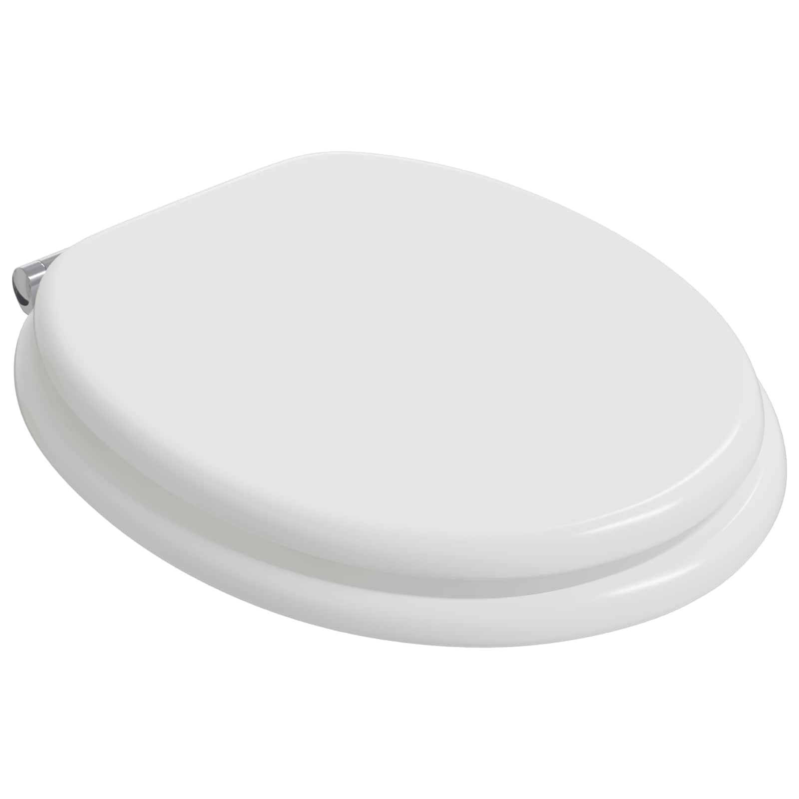 Soft-Close Toilet Seat Weiß 44 x 38 cm MDF-Platte