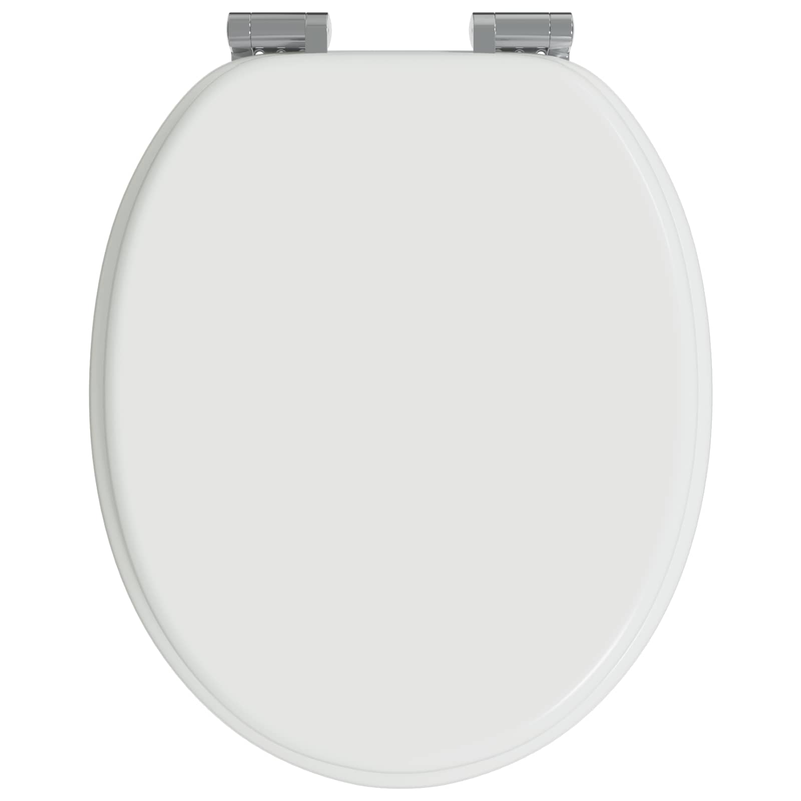 Soft-Close Toilet Seat Weiß 44 x 38 cm MDF-Platte
