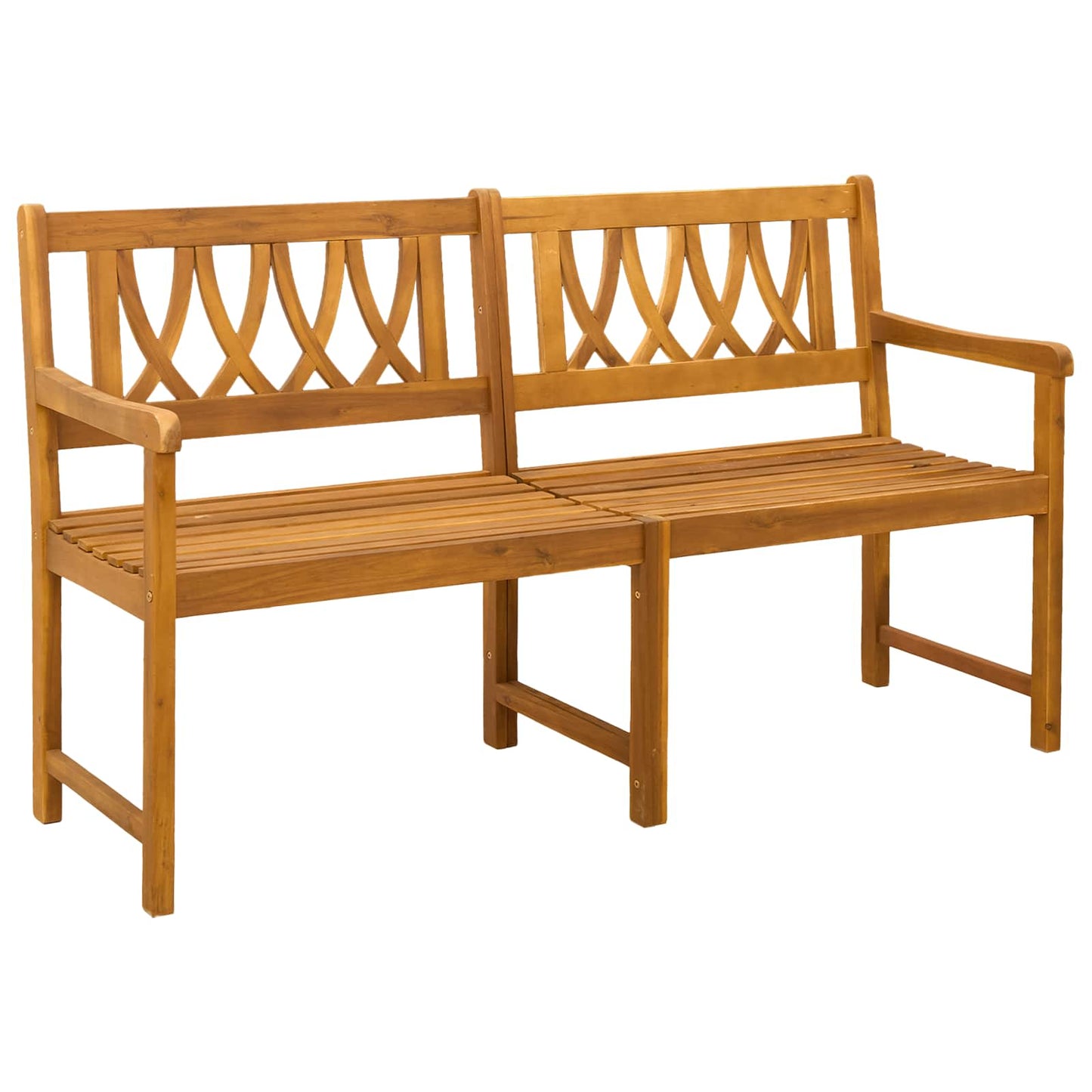 Bank Outdoor Natur 150 x 55,5 x 90 cm Massivholz Akazie