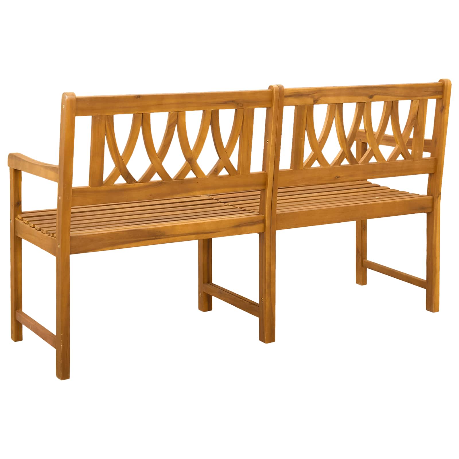 Bank Outdoor Natur 150 x 55,5 x 90 cm Massivholz Akazie