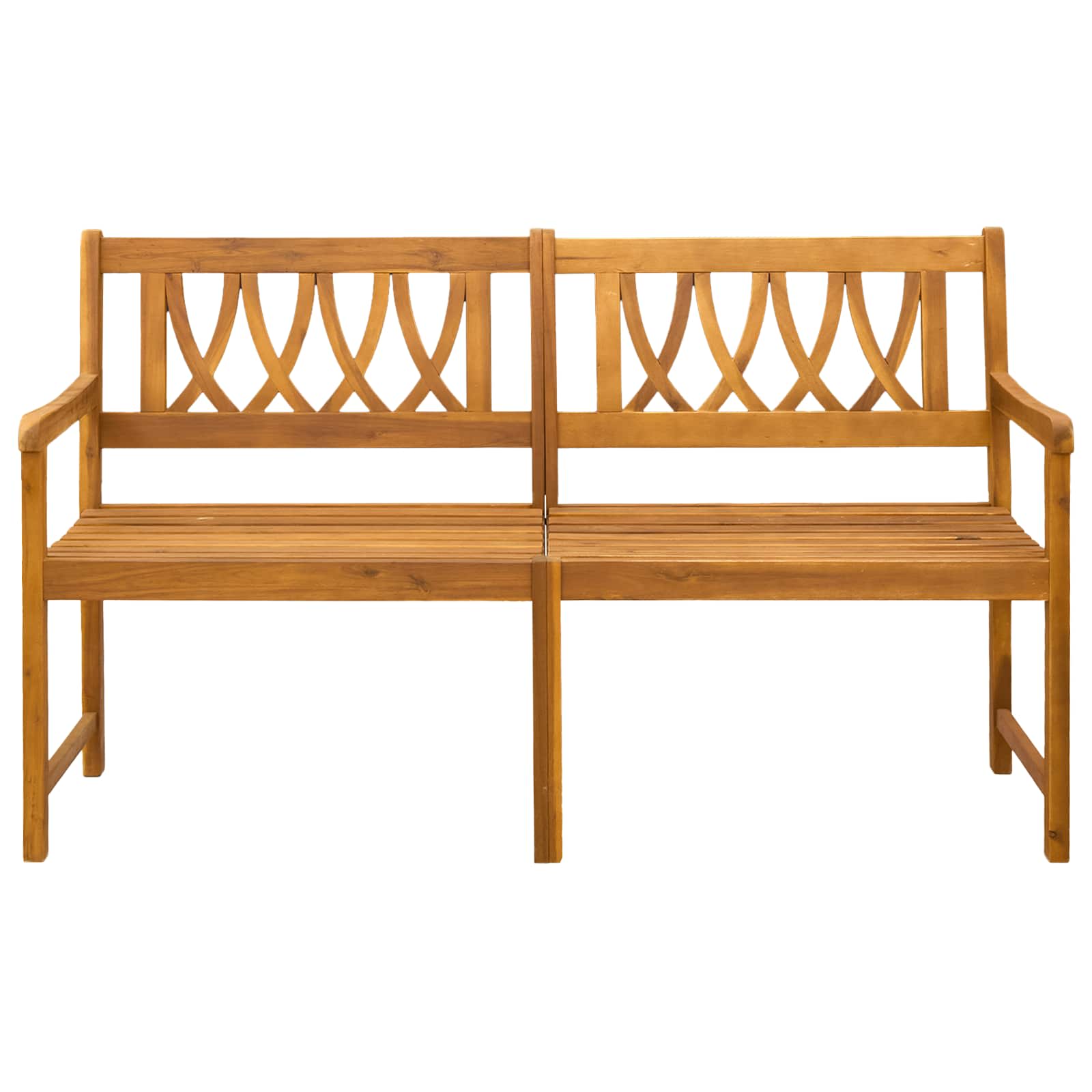 Bank Outdoor Natur 150 x 55,5 x 90 cm Massivholz Akazie