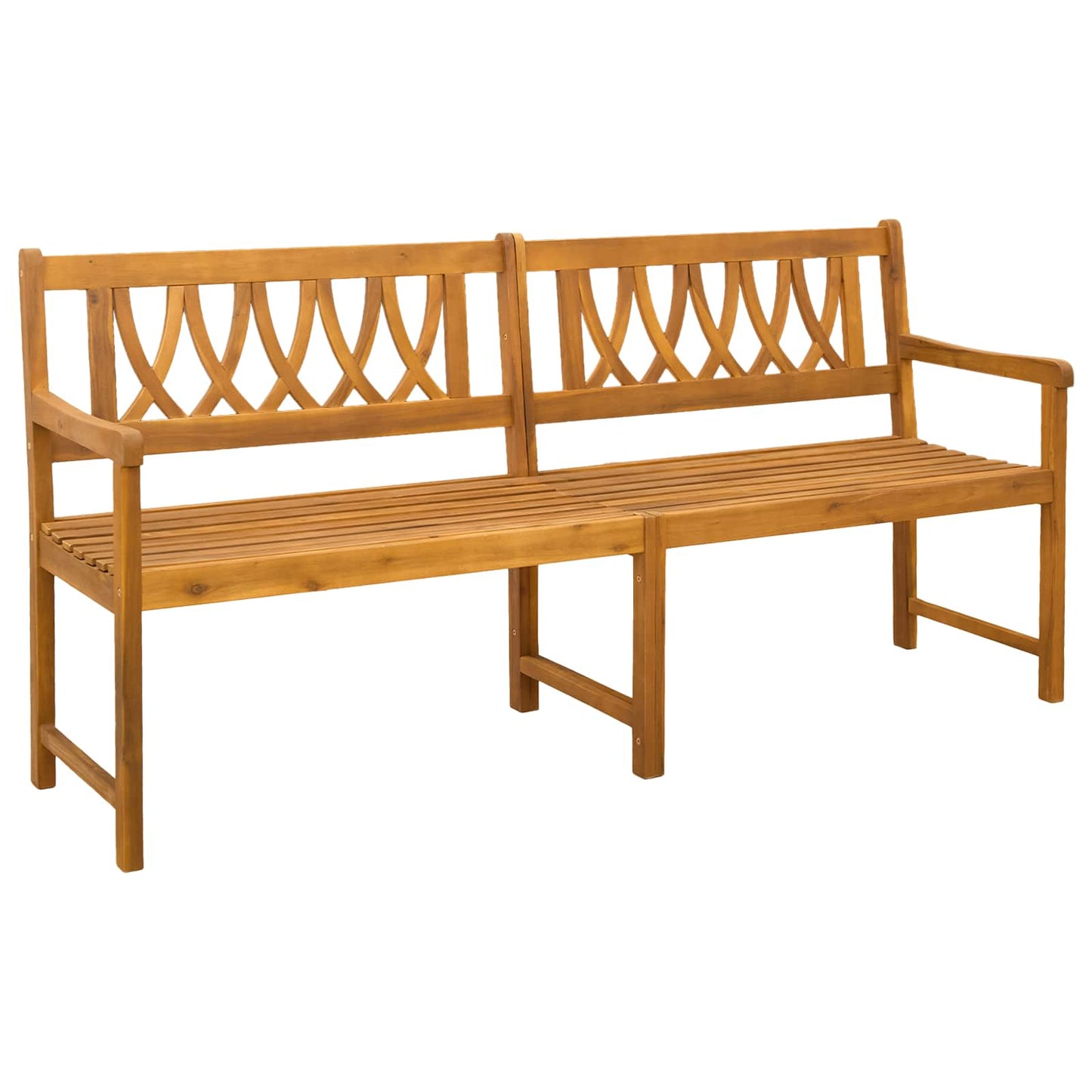 Bank Outdoor Natur 180 x 55,5 x 90 cm Massivholz Akazie