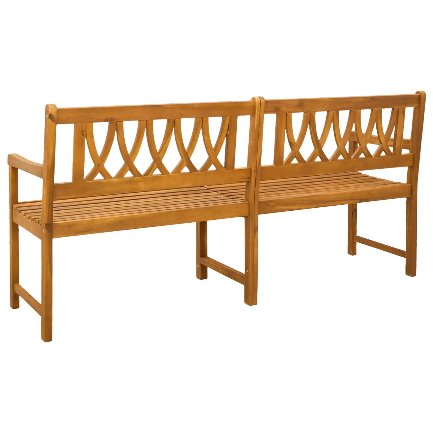 Bank Outdoor Natur 180 x 55,5 x 90 cm Massivholz Akazie