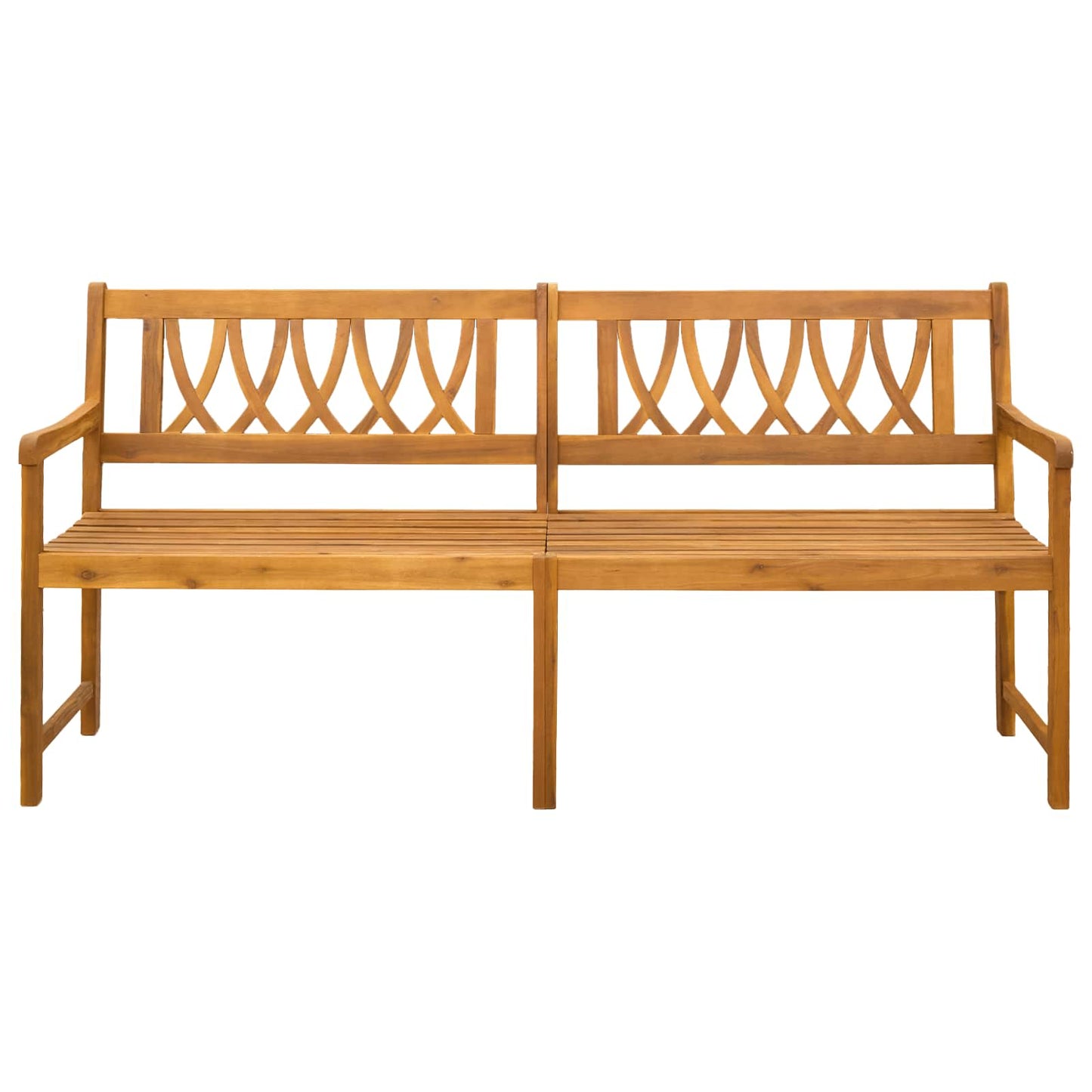 Bank Outdoor Natur 180 x 55,5 x 90 cm Massivholz Akazie