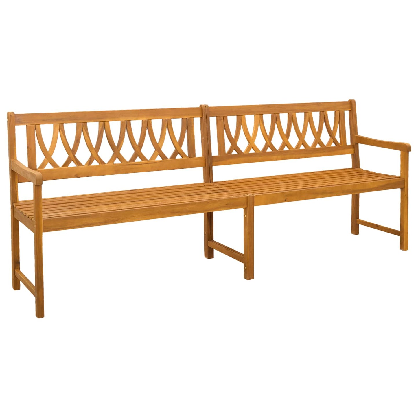 Bank Outdoor Natur 220 x 55,5 x 90 cm Massivholz Akazie