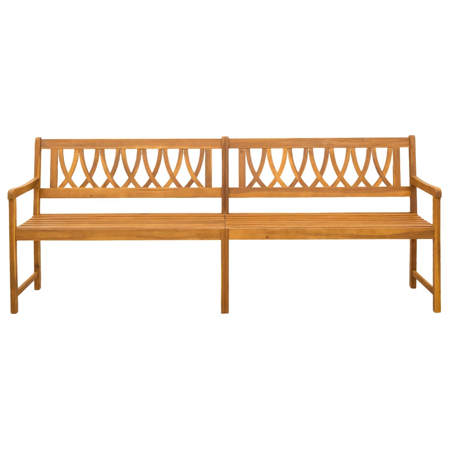 Bank Outdoor Natur 220 x 55,5 x 90 cm Massivholz Akazie