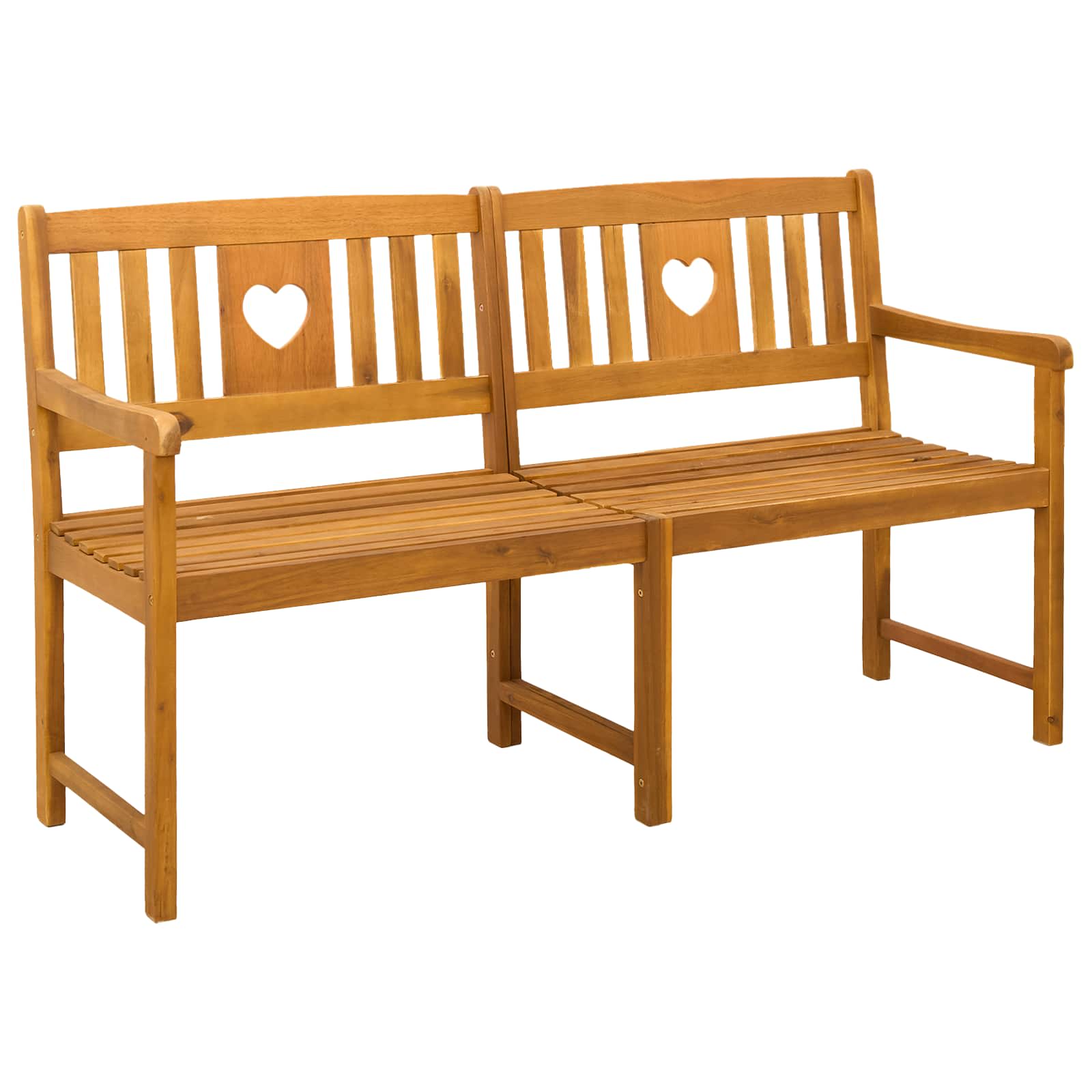 Bank Outdoor Natur 150 x 55,5 x 90 cm Massivholz Akazie