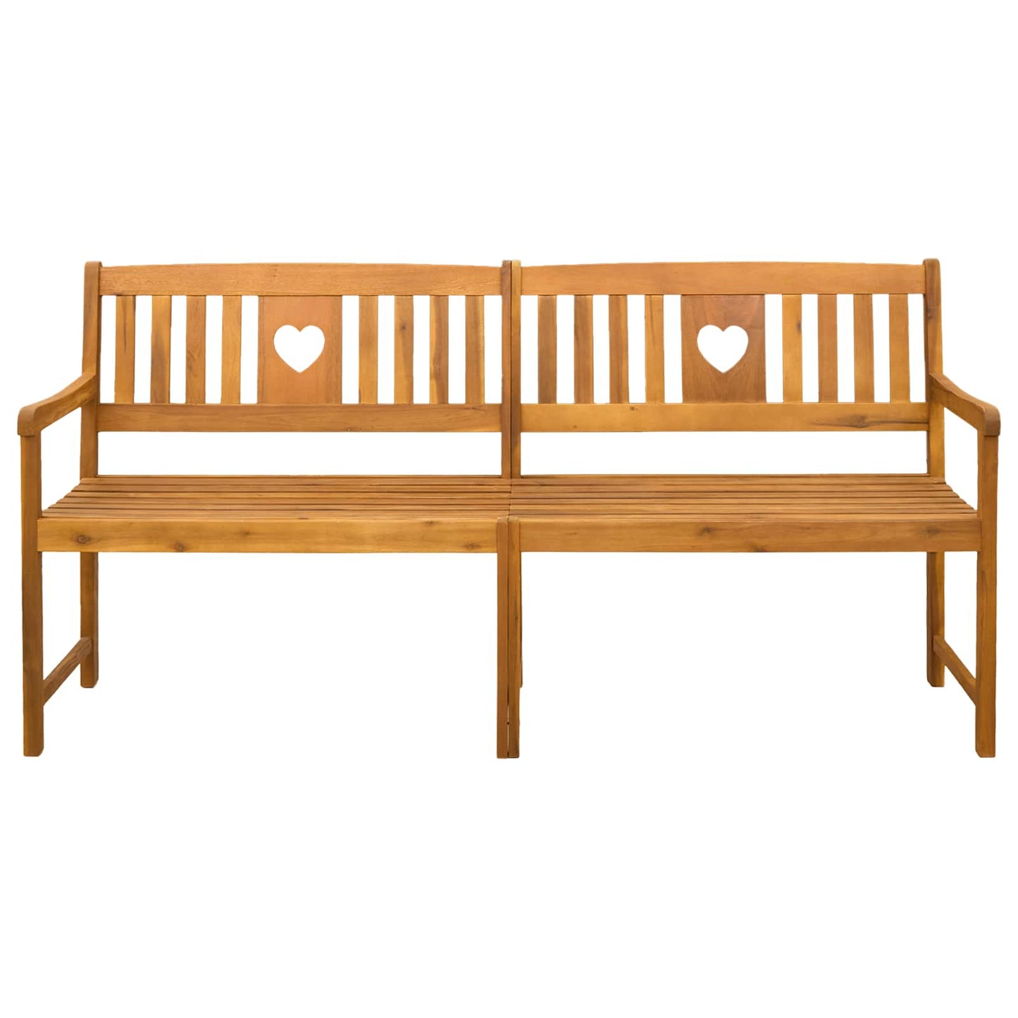 Bank Outdoor Natur 180 x 55,5 x 90 cm Massivholz Akazie