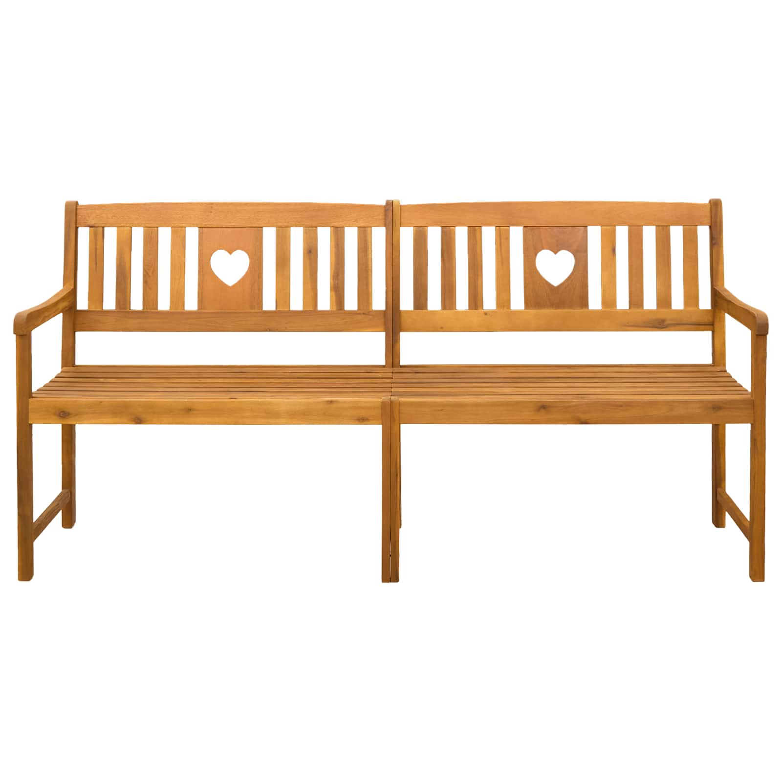 Bank Outdoor Natur 180 x 55,5 x 90 cm Massivholz Akazie