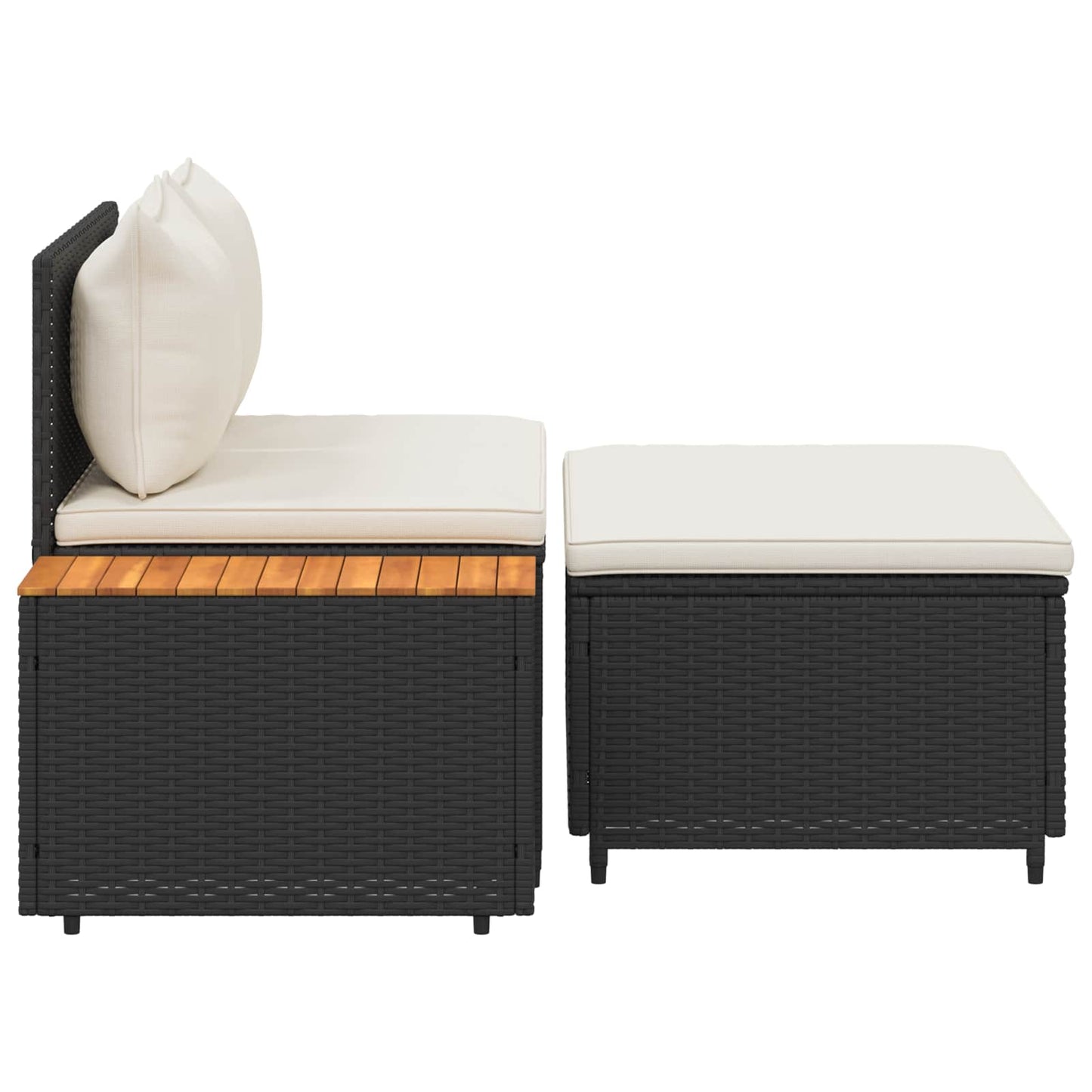 Outdoor-Sofagarnitur 4 -Seater 4 Stk. 55 x 30 x 39 cm