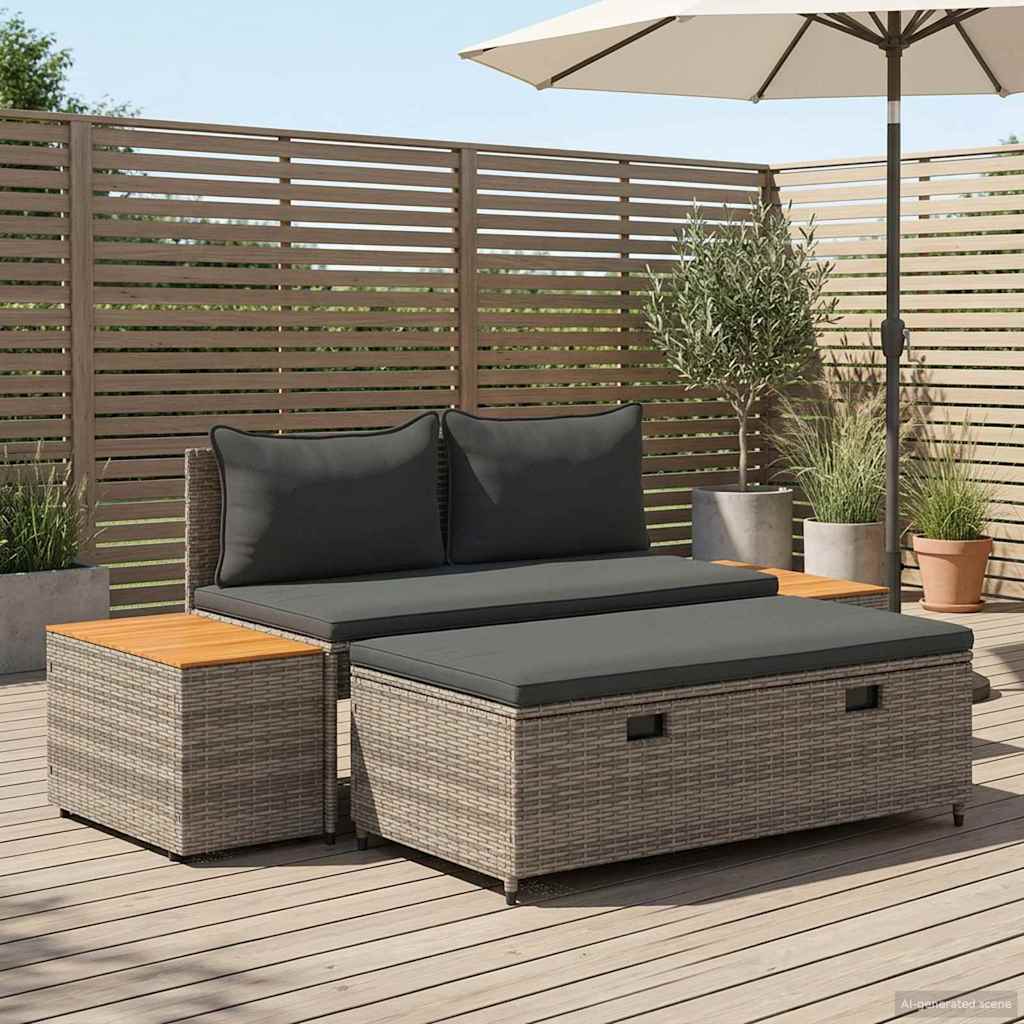 Outdoor-Sofagarnitur 4 -Seater 4 Stk. 55 x 30 x 39 cm