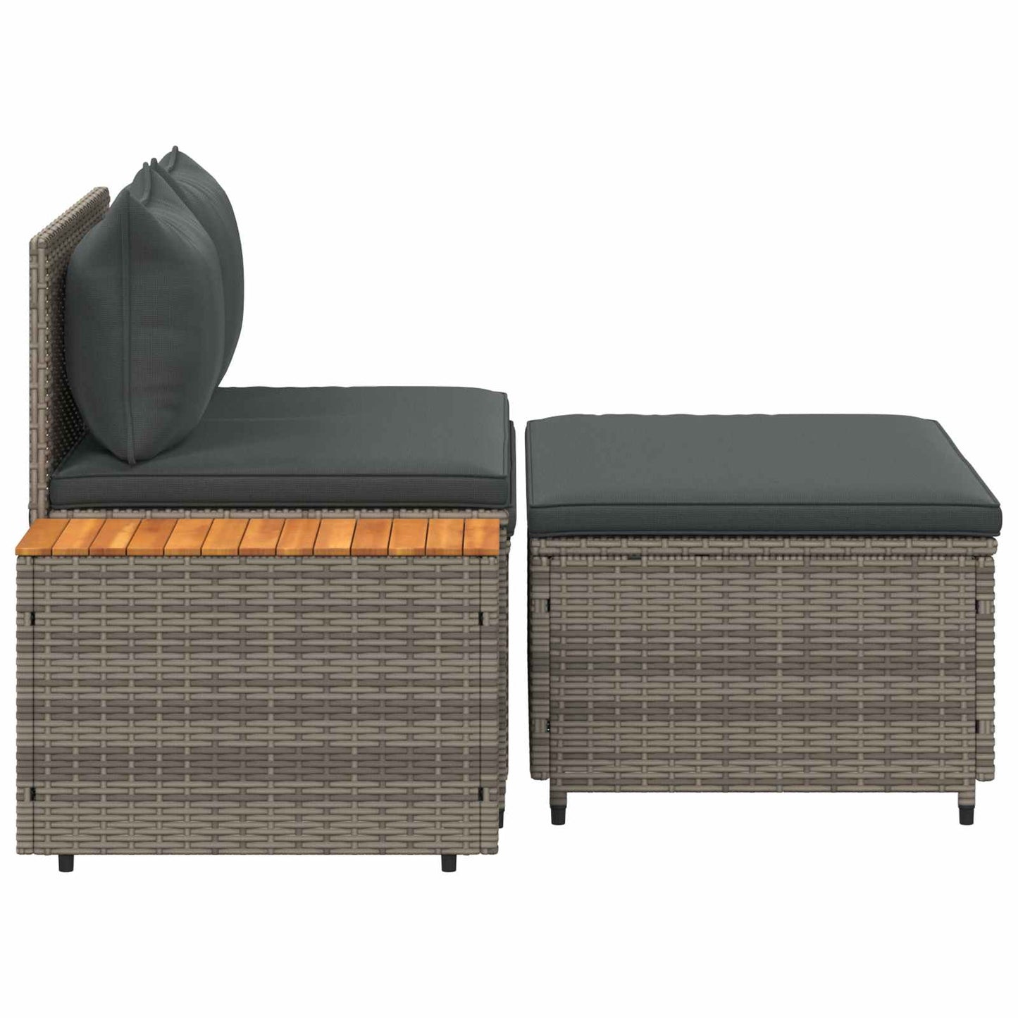 Outdoor-Sofagarnitur 4 -Seater 4 Stk. 55 x 30 x 39 cm