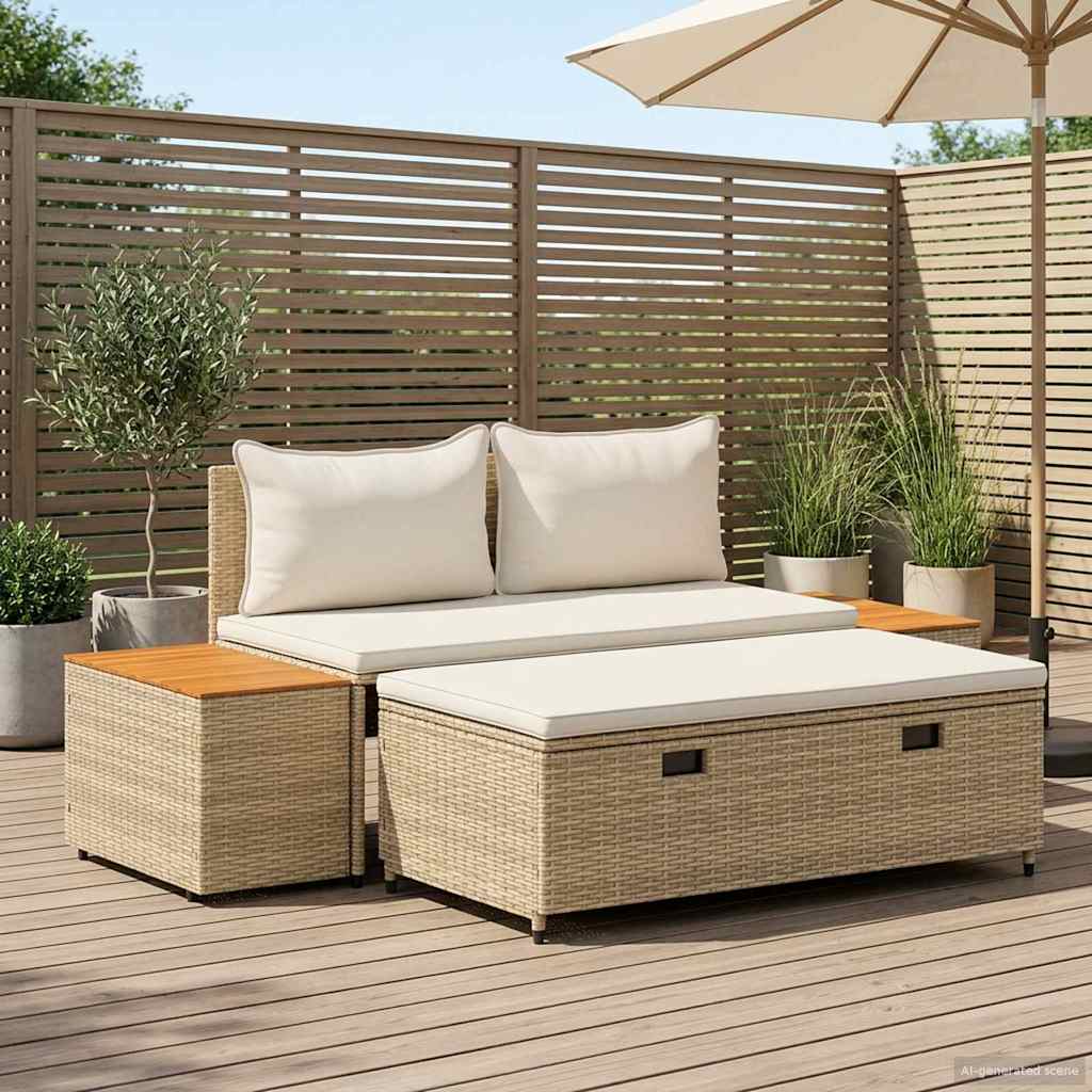 Outdoor-Sofagarnitur 4 -Seater 4 stk. 55 x 30 x 39 cm