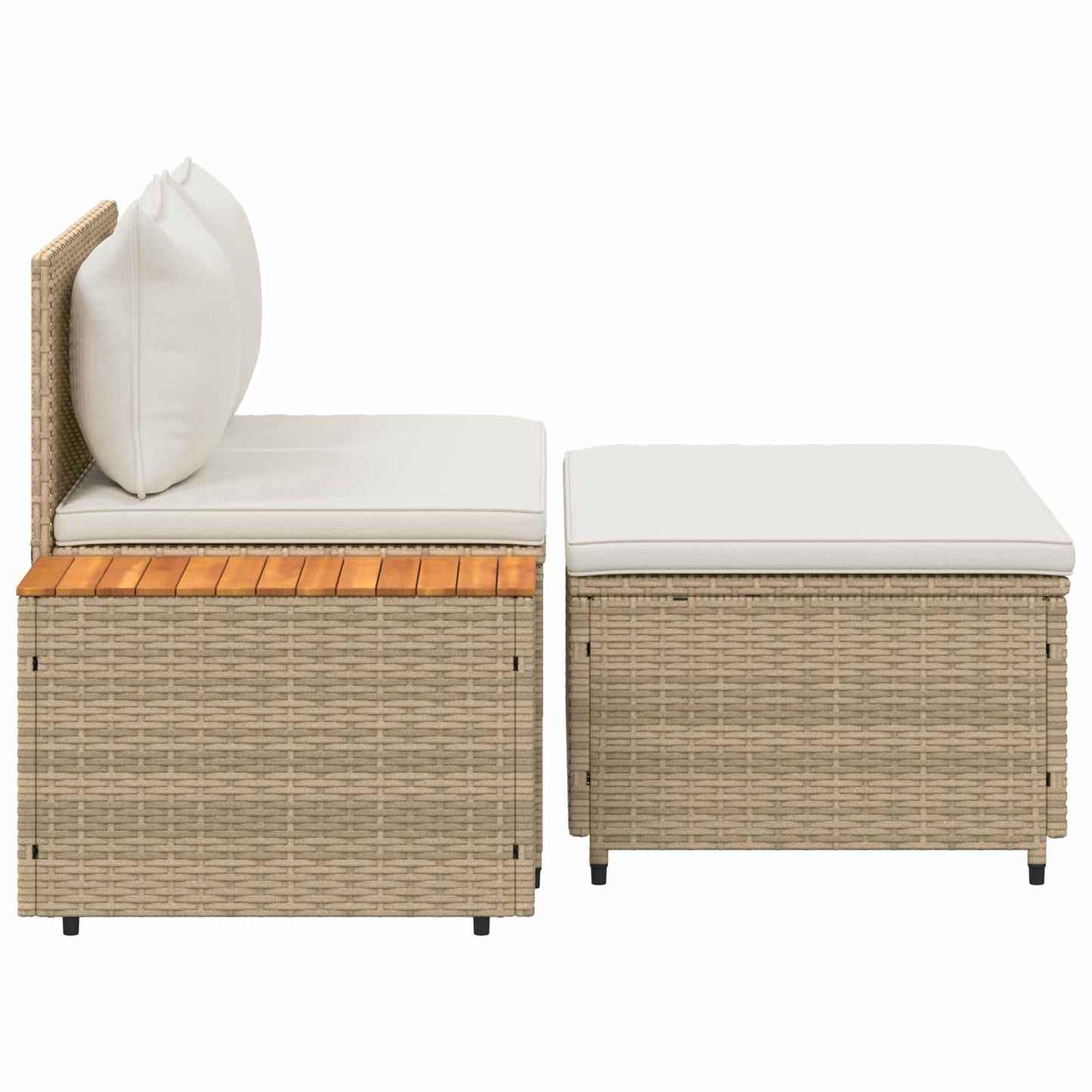 Outdoor-Sofagarnitur 4 -Seater 4 Stk. 55 x 30 x 39 cm